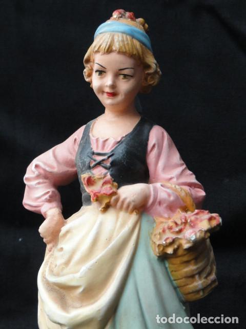 Antig&uuml;edades: FIGURA YESO PASTORA. - Foto 2