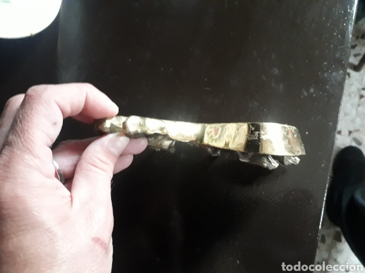 Antig&uuml;edades: Cenicero cabeza caballo bronce - Foto 3