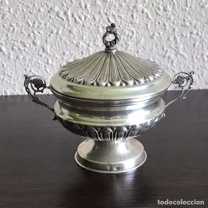 Antiquit&auml;ten: Azucarero plata 800 italiana