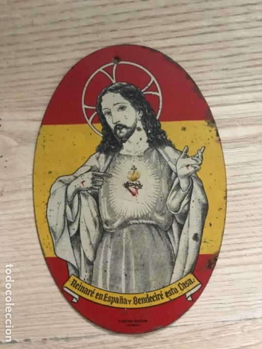 Antig&uuml;edades: Placa religiosa - Foto 1
