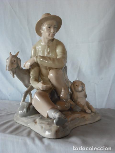 Antig&uuml;edades: FIGURA DE PASTOR LLADRO - Foto 2