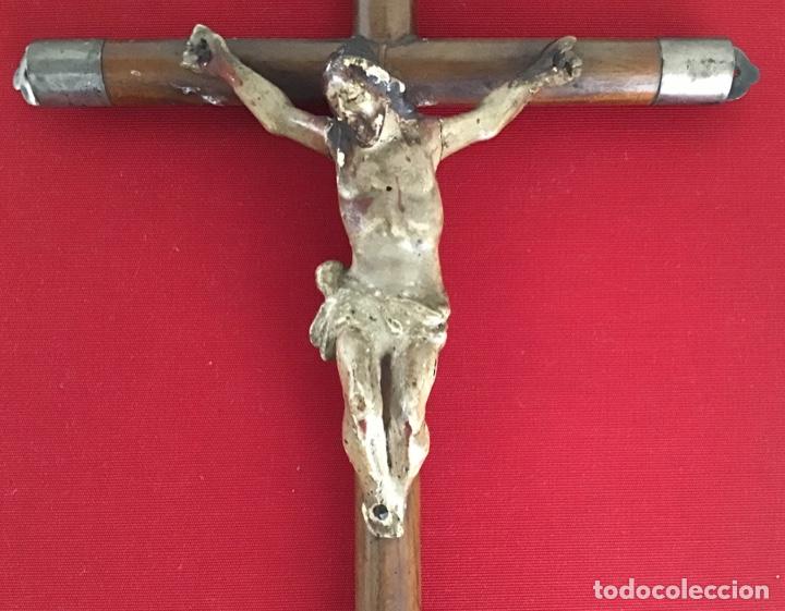 Antig&uuml;edades: CRUCIFIJO S. XVIII - Foto 2