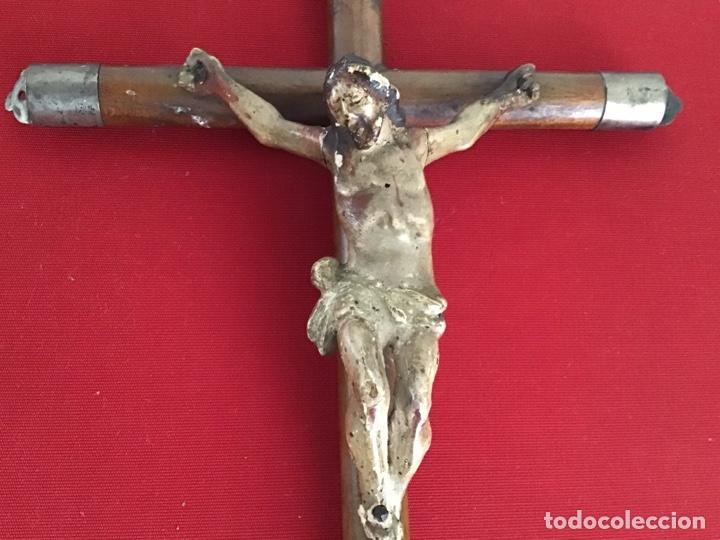 Antig&uuml;edades: CRUCIFIJO S. XVIII - Foto 7