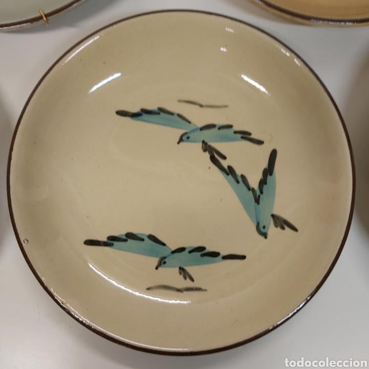 Antig&uuml;edades: 5 Platos ceramica para colgar - Foto 3