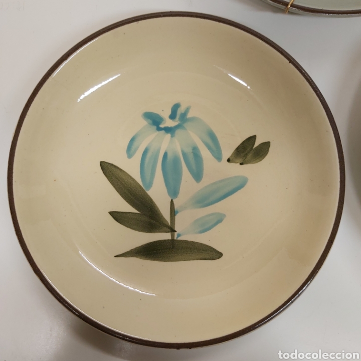 Antig&uuml;edades: 5 Platos ceramica para colgar - Foto 4