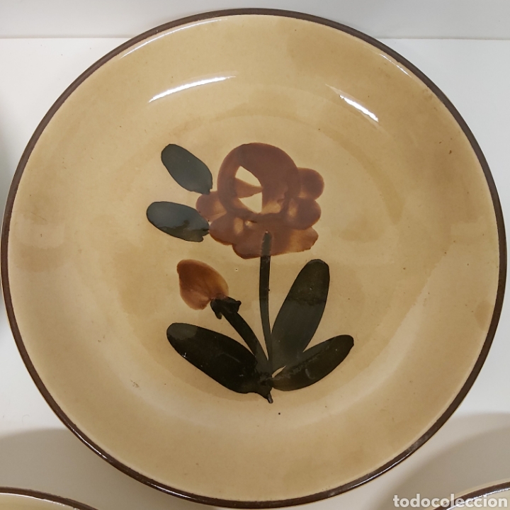 Antig&uuml;edades: 5 Platos ceramica para colgar - Foto 5