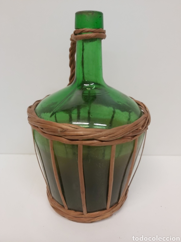 Antig&uuml;edades: Botella garrafa de crital 2 litros - Foto 3