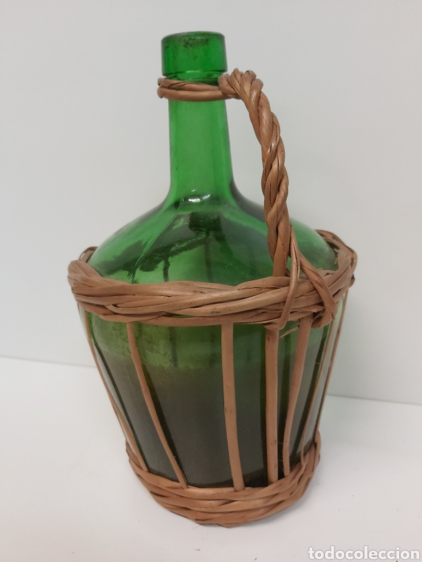Antig&uuml;edades: Botella garrafa de crital 2 litros - Foto 4