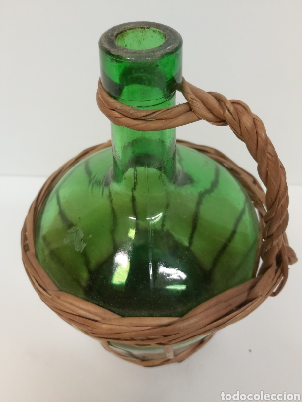 Antig&uuml;edades: Botella garrafa de crital 2 litros - Foto 5