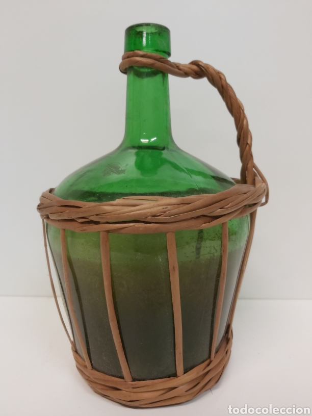 Antig&uuml;edades: Botella garrafa de crital 2 litros - Foto 1