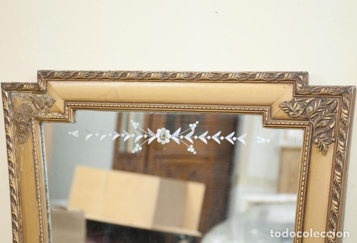 Antig&uuml;edades: EXCELENTE ESPEJO DORADO - Foto 2