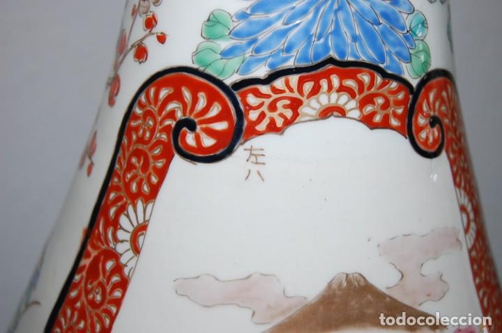 Antig&uuml;edades: PAREJA DE JARRONES EN PORCELANA ORIENTAL - Foto 7
