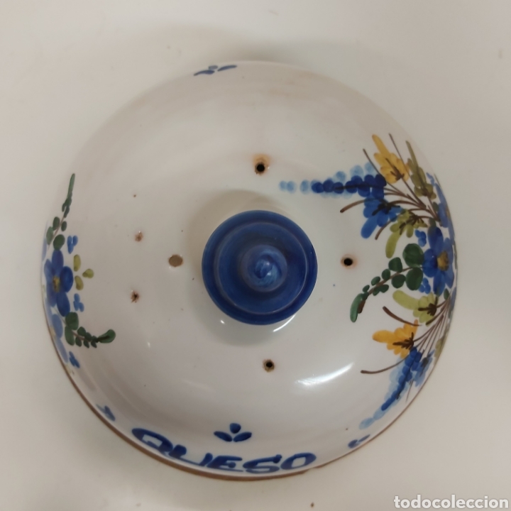 Antig&uuml;edades: Quesera ceramica madera - Foto 5