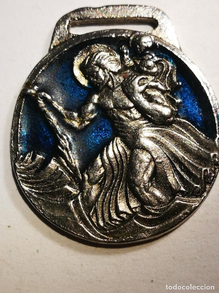 Antig&uuml;edades: Medalla para lazo de San Crist&oacute;bal - Foto 1