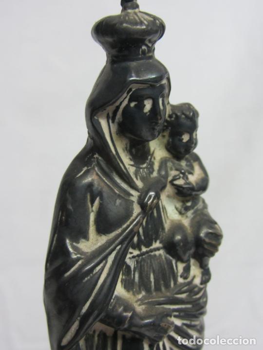 Antig&uuml;edades: Virgen del pilar en plata de ley s.XIX - Foto 4