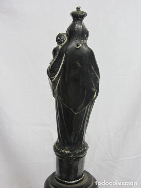 Antig&uuml;edades: Virgen del pilar en plata de ley s.XIX - Foto 6