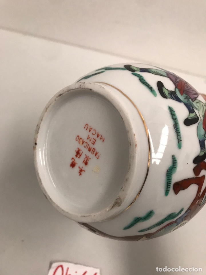 Antig&uuml;edades: Jarr&oacute;n porcelana Macau - Foto 3