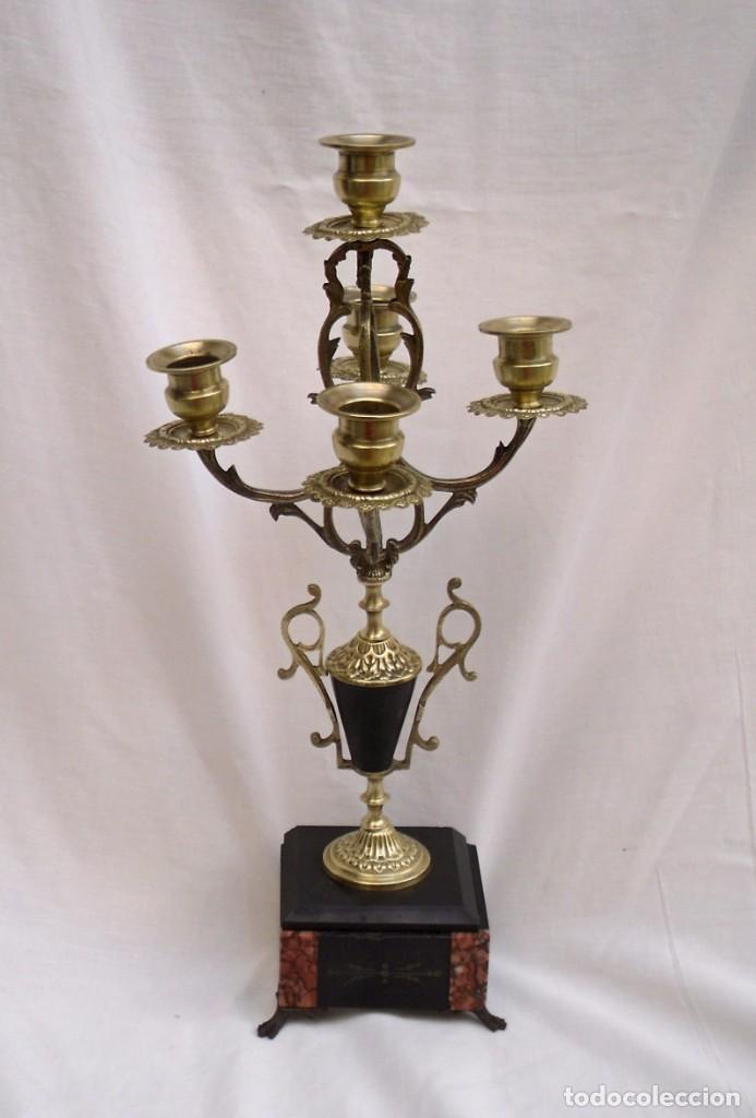 Antig&uuml;edades: candelabro de 5 brazos - Foto 1