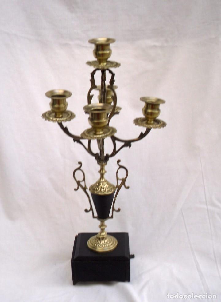Antig&uuml;edades: candelabro de 5 brazos - Foto 2