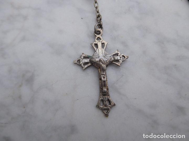 Antig&uuml;edades: Rosario de plata antiguo 6 - Foto 2
