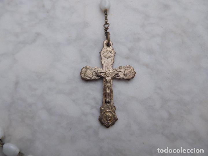 Antig&uuml;edades: Rosario de plata antiguo 7 - Foto 2