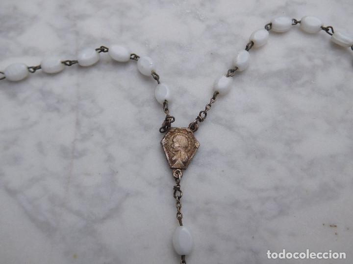 Antig&uuml;edades: Rosario de plata antiguo 7 - Foto 3