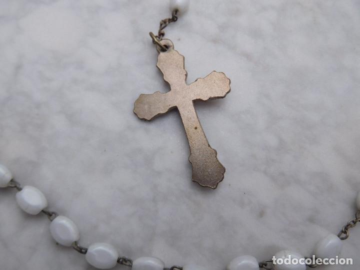 Antig&uuml;edades: Rosario de plata antiguo 7 - Foto 4