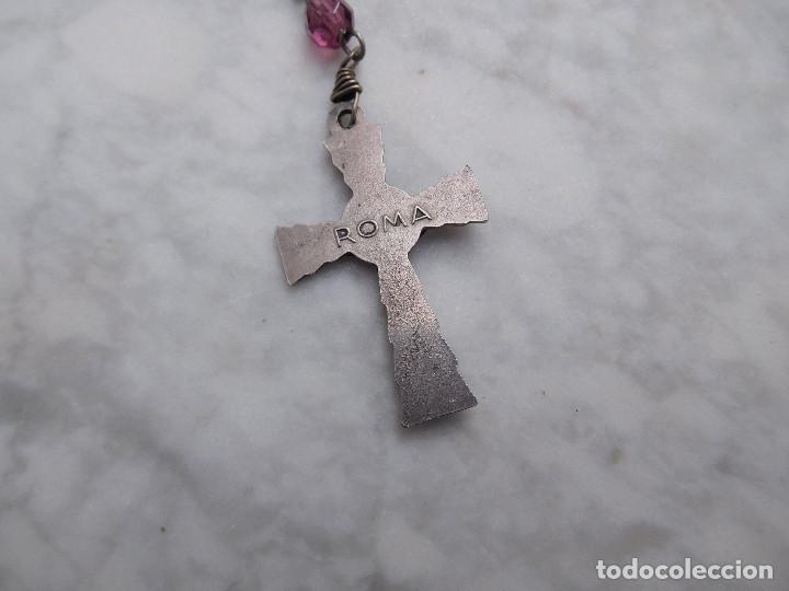 Antig&uuml;edades: Rosario de plata antiguo 8 - Foto 4