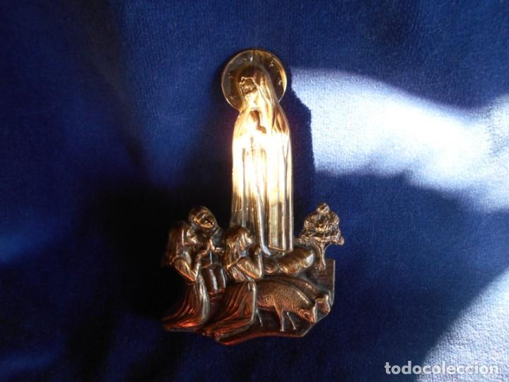 Antig&uuml;edades: VIRGEN DE F&Aacute;TIMA, RELIEVE EN LAT&Oacute;N - Foto 1