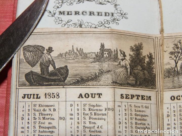 Antig&uuml;edades: Carnet de baile en n&aacute;car. 1858 - Foto 11