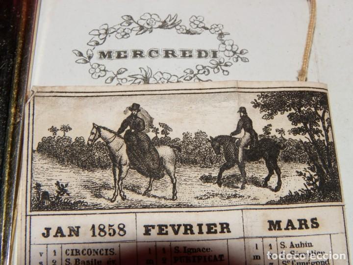 Antig&uuml;edades: Carnet de baile en n&aacute;car. 1858 - Foto 14