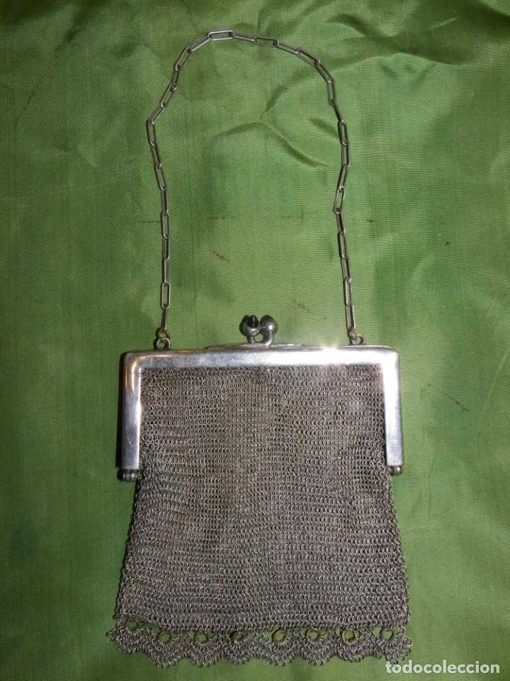 Antig&uuml;edades: Bolso malla doubl&eacute; antiguo - Foto 1
