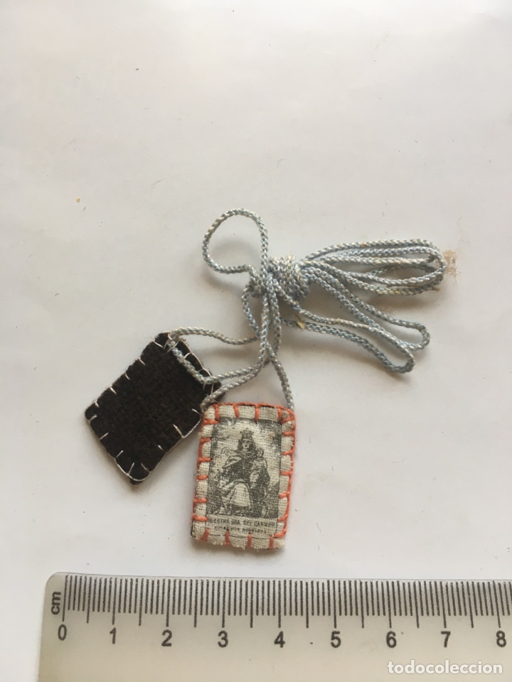 Antig&uuml;edades: ESCAPULARIO NTRA. SRA. DEL CARMEN. - Foto 1