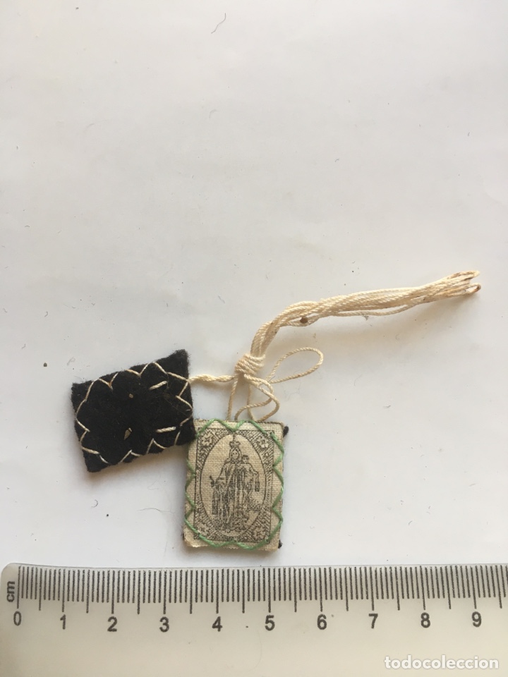 Antig&uuml;edades: ESCAPULARIO NTRA. SRA. DEL CARMEN. - Foto 1