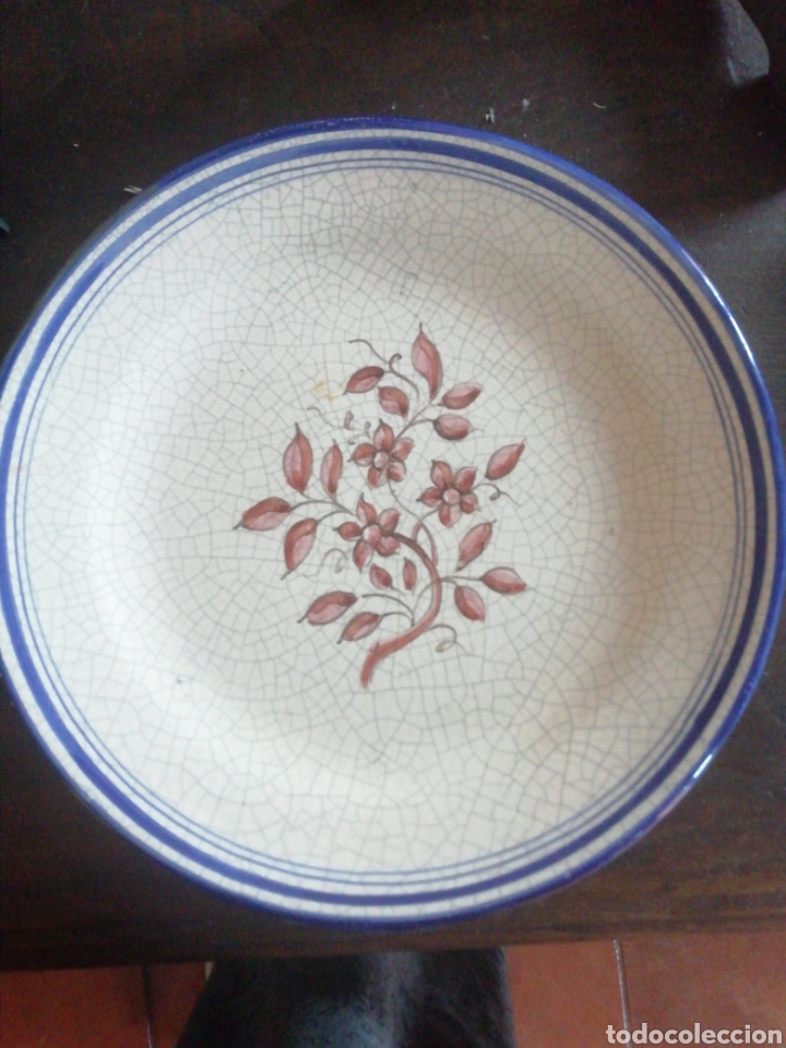 Antig&uuml;edades: Plato de colgar de cer&aacute;mica - Foto 2