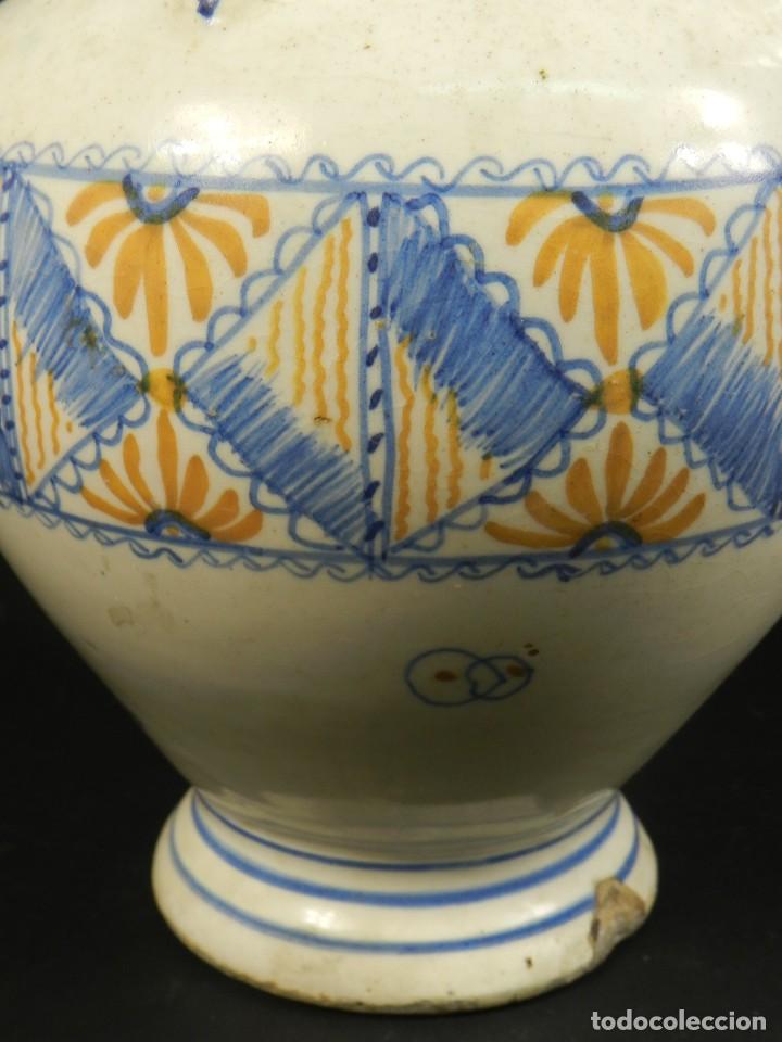 Antig&uuml;edades: BOTIJO DE TALAVERA SIGLO XIX - Foto 5