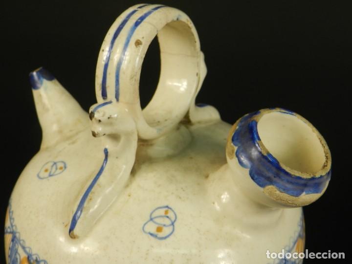 Antig&uuml;edades: BOTIJO DE TALAVERA SIGLO XIX - Foto 6