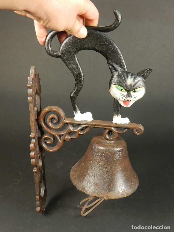 Antig&uuml;edades: CAMPANA DE ENTRADA A CASA - Foto 6
