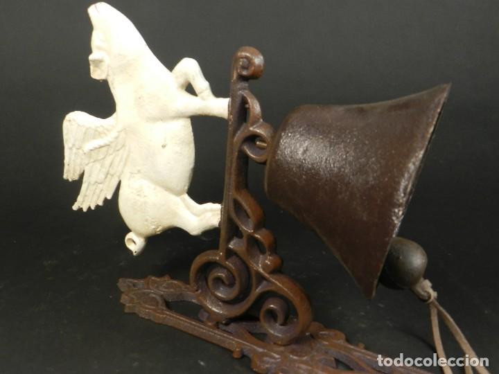 Antig&uuml;edades: CAMPANA DE ENTRADA A CASA - Foto 3