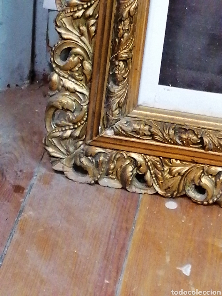 Antig&uuml;edades: Marco policromado - Foto 4