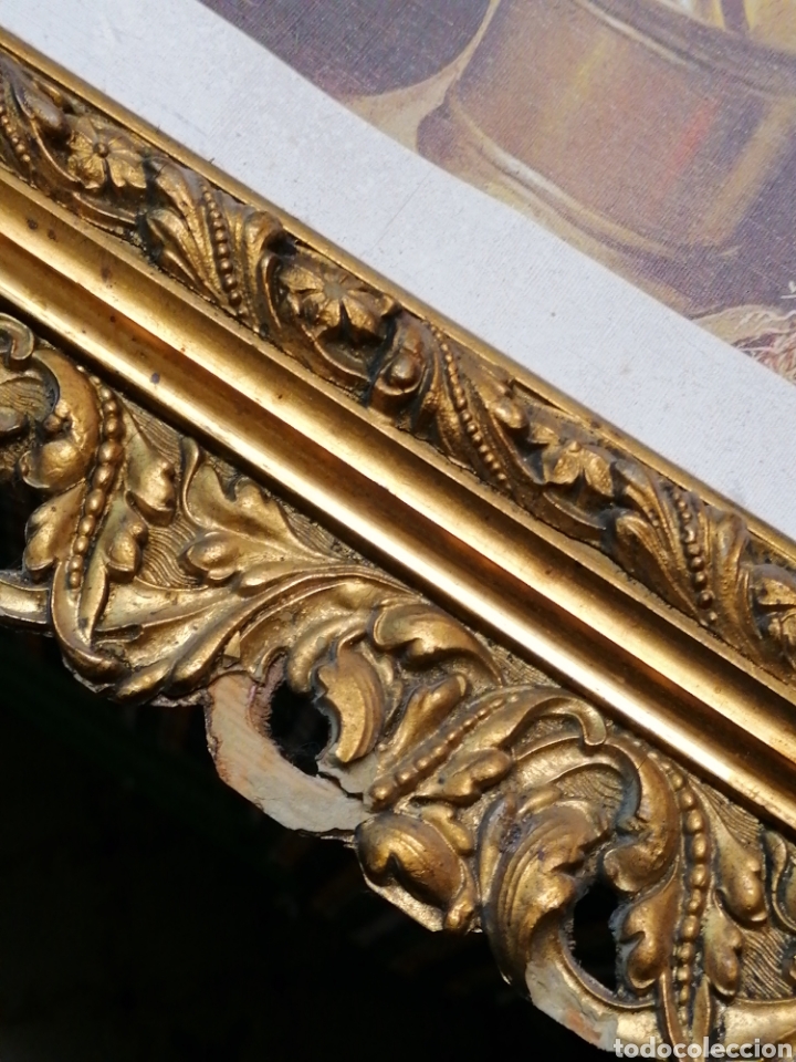 Antig&uuml;edades: Marco policromado - Foto 6