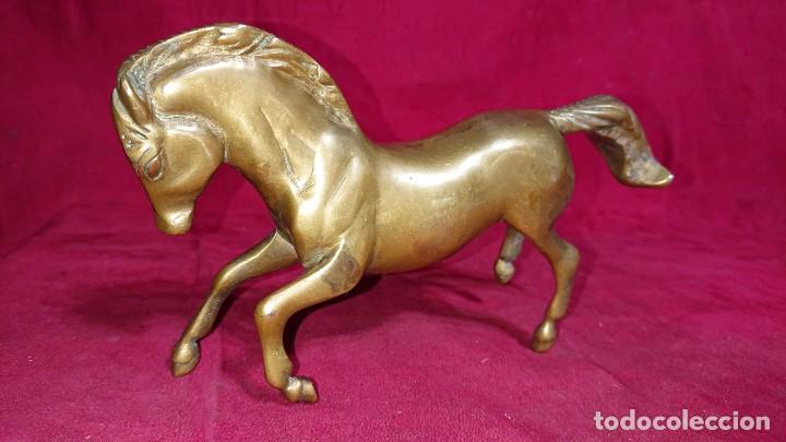 Antig&uuml;edades: FIGURA CABALLO DE BRONCE 20,5 CM DE LONGITUD - Foto 5