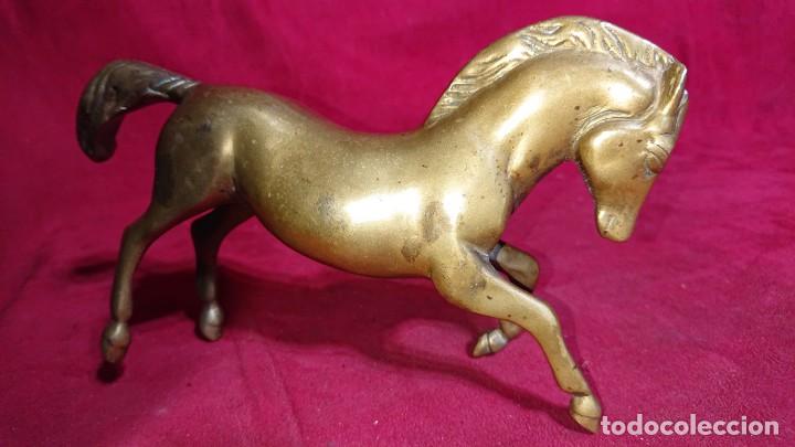 Antig&uuml;edades: FIGURA CABALLO DE BRONCE 20,5 CM DE LONGITUD - Foto 6
