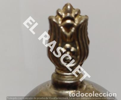 Antig&uuml;edades: ANTIG&Uuml;A  TETERA - CAFETERA  EN METAL  PLATEADO - Foto 5