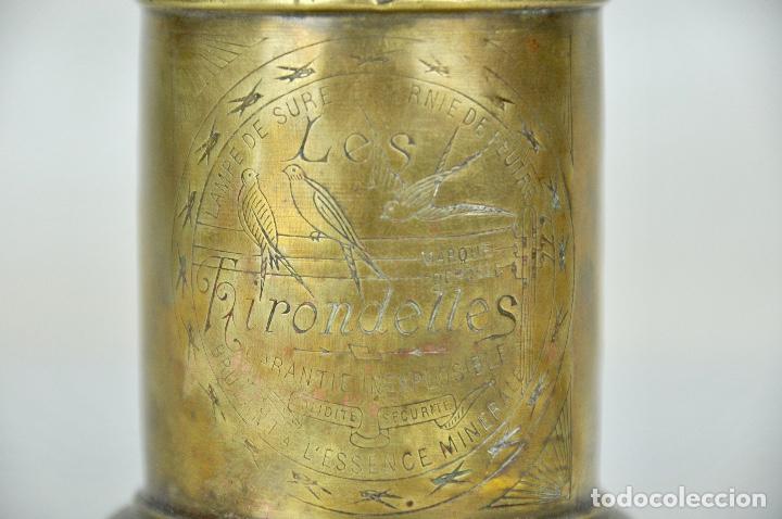 Antig&uuml;edades: L&aacute;mpara de petr&oacute;leo francesa 6 - Foto 3