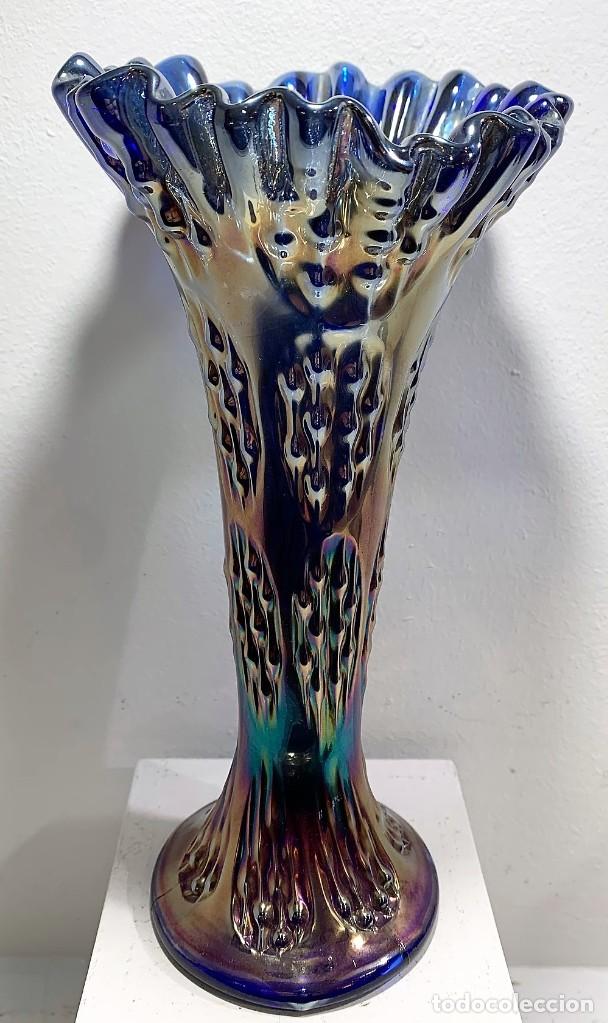 Antig&uuml;edades: Carnival glass, jarr&oacute;n. - Foto 1