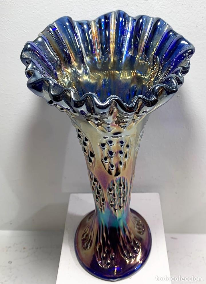 Antig&uuml;edades: Carnival glass, jarr&oacute;n. - Foto 2