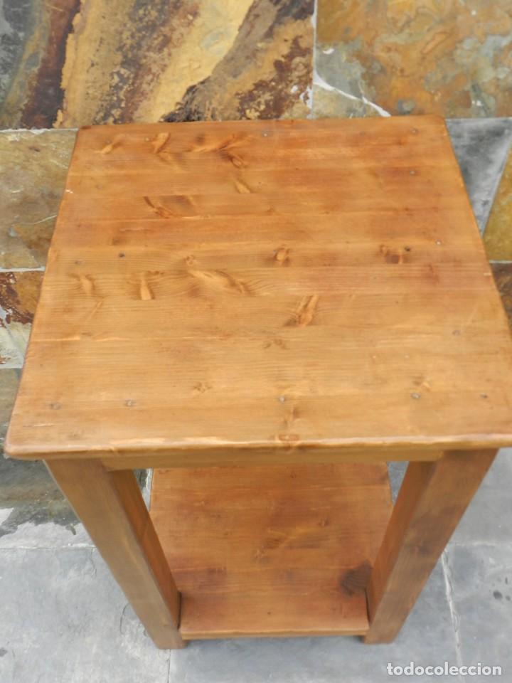 Antig&uuml;edades: MESA ALTA EN MADERA DE PINO - Foto 3