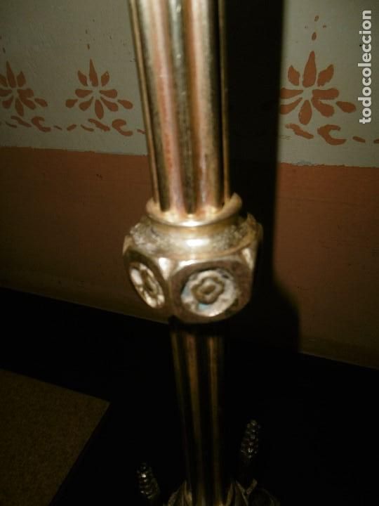 Antig&uuml;edades: ANTIGUO CANDELABRO DE BRONCE. - Foto 4
