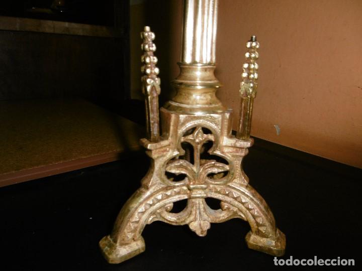 Antig&uuml;edades: ANTIGUO CANDELABRO DE BRONCE. - Foto 6